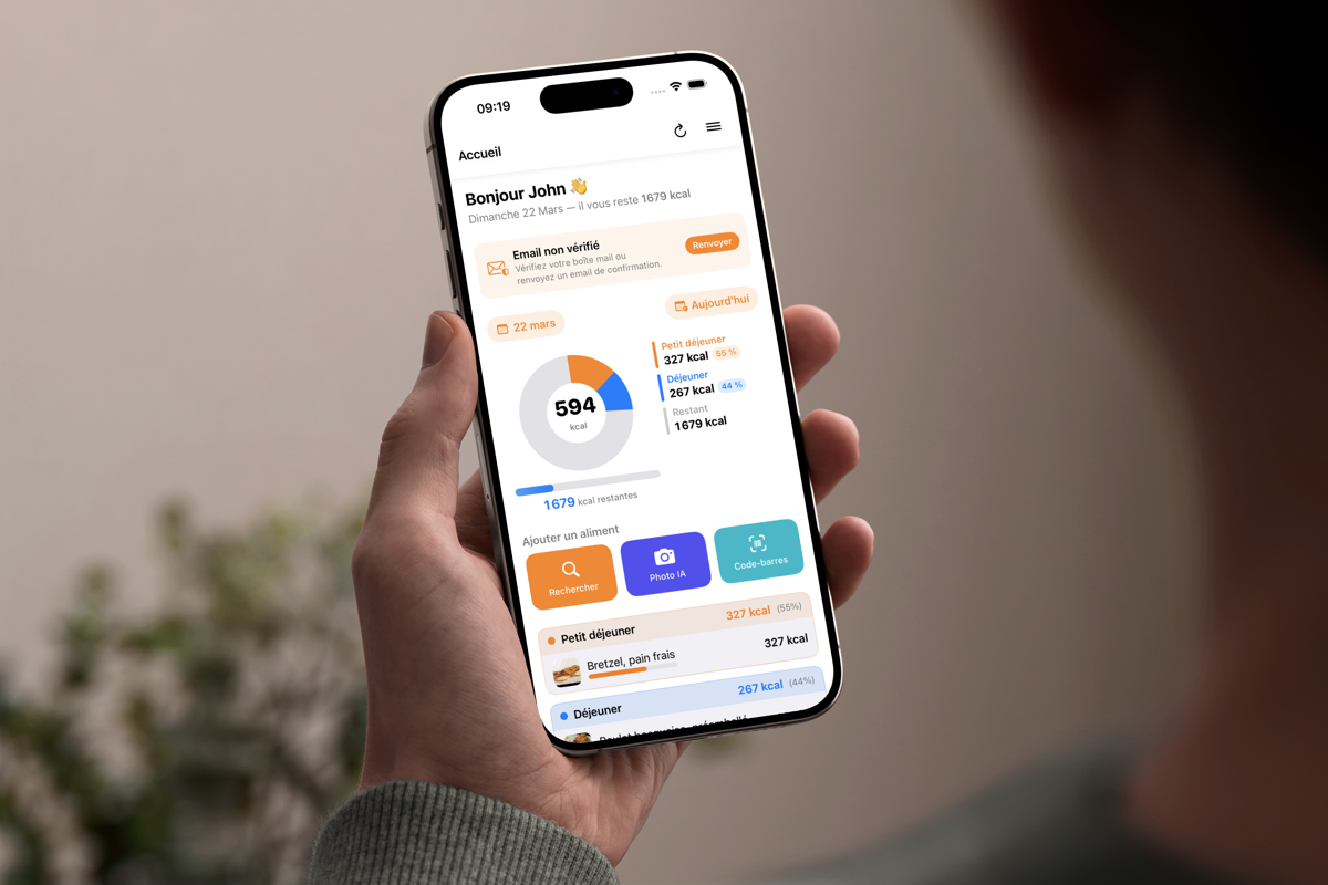 MesCalories - Nutrition tracking app